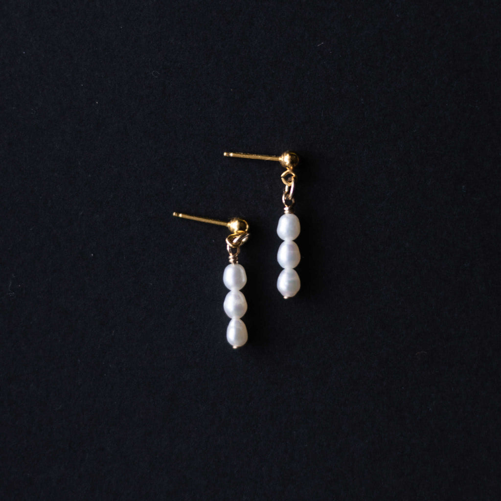 Mini Pearl Earrings